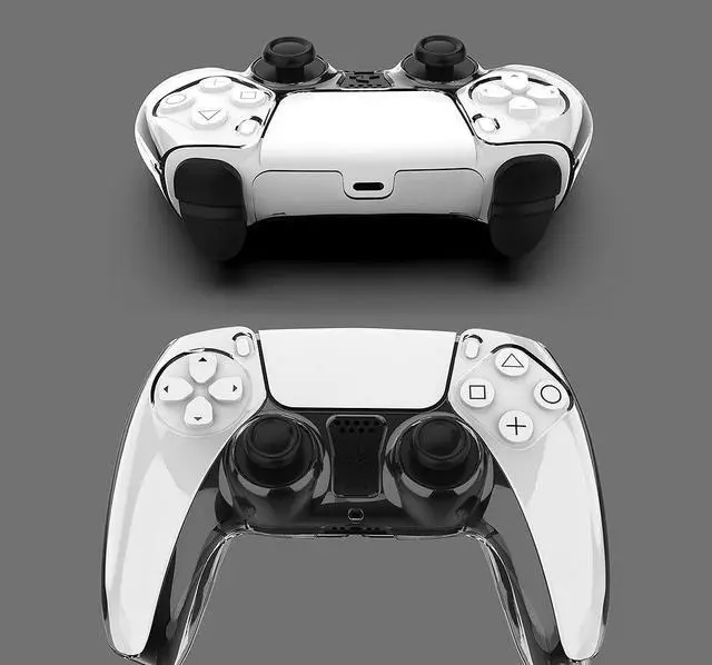 Alt view image 6 of 6 - 2pcs Ultra Slim Clear PC Cover Protector Case for PS5 Controller Accessory Electronic Machine Accessories