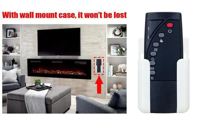 Alt view image 3 of 7 - Replacement Remote Control for Altra Flame AltraFlame Electric Fireplace Heater FA23V60L-C7,FA23V60L-C8,FA26V60L-C7,FA26V60L-C8