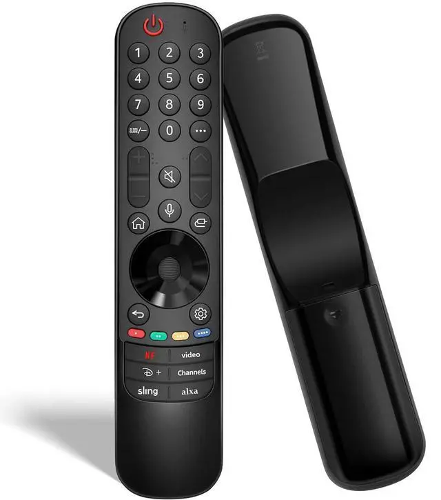 Main image of Replacement Remote for LG TVs: for All OLED, QNED, Nano, UHD 4K/8K webOS Smart TVs & for Magic Remote Series MR21/22/23/24GA/GN/GC Featuring Voice Control, Pointer, and Streaming Hot Keys