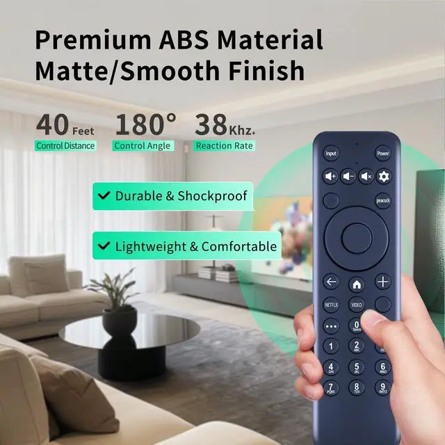 Alt view image 3 of 7 - New MG3-R34010/297107 Replacement for Hisense X LED UHD XClass TV 43A6GX 50A6G R34010BA00-00001 Remote Control, for Pioneer Xumo TV (No Voice Function)