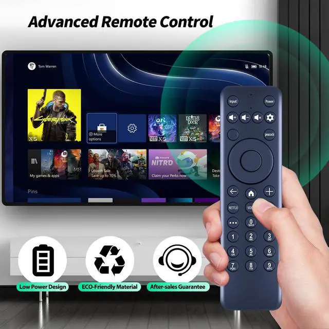 Alt view image 4 of 7 - New MG3-R34010/297107 Replacement for Hisense X LED UHD XClass TV 43A6GX 50A6G R34010BA00-00001 Remote Control, for Pioneer Xumo TV (No Voice Function)
