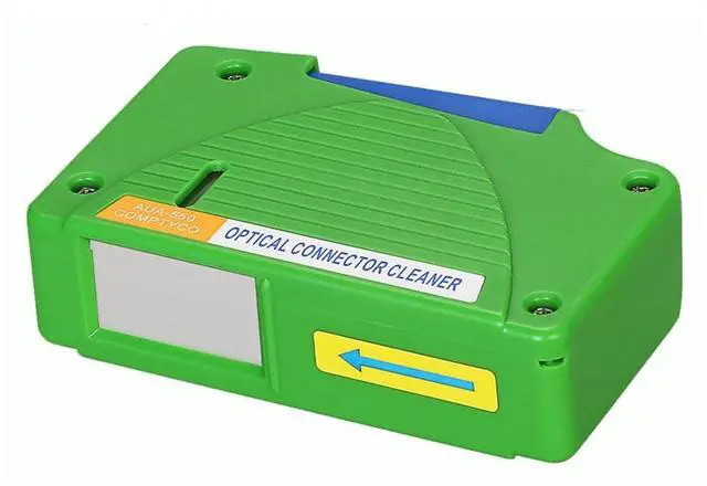 Main image of Fiber Optic Cleaning Box. Supports 1.25mm/2.5mm, SC/FC/ST/MU/LC, Fiber Optic Connector Cleaner, Cleans Over 500 Times (Green)