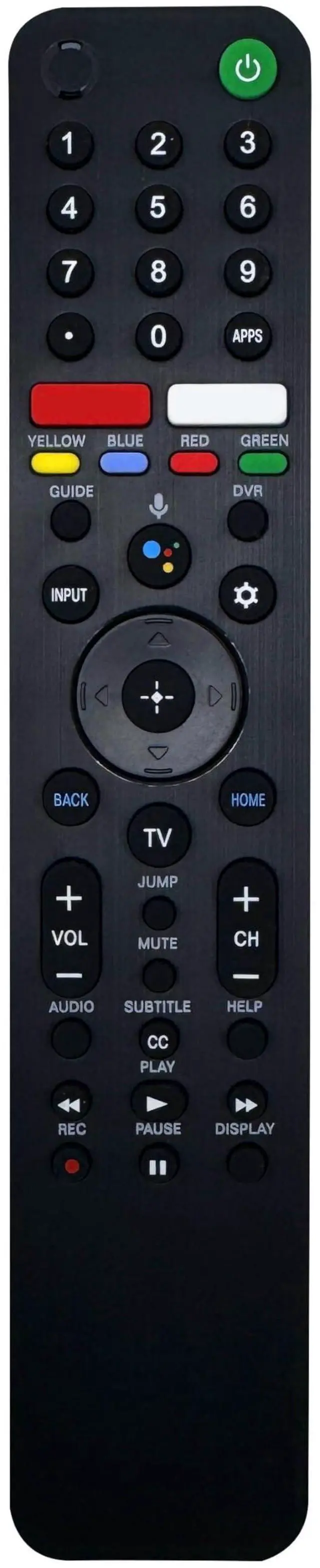 Main image of Voice Remote Controller RMF-TX500U for All Sony Bravia X750H, X75CH, X800H, X80CH, X81CH, X850G, X900H, X90CH, X950G, X950H Android and Google Smart TVs