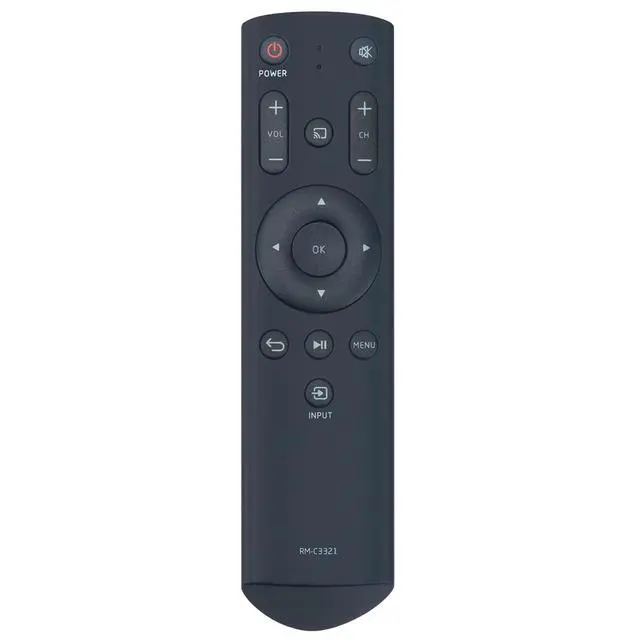 Alt view image 2 of 5 - RM-C3321 Replace Remote Control fit for JVC 4K UHD HDR LED Smart TV | LT-55MA875 LT-43MA875 LT-49MA875 LT-65MA875 LT55MA875 LT43MA875 LT49MA875 LT65MA875