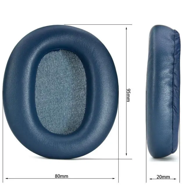 Alt view image 3 of 6 - Soft Protein Leather Earpads for Sony WH-CH720N Headphones (Blue) | Replacement Ear Cushions for WH-CH720N Headphones,High-Density Noise Cancelling Foam