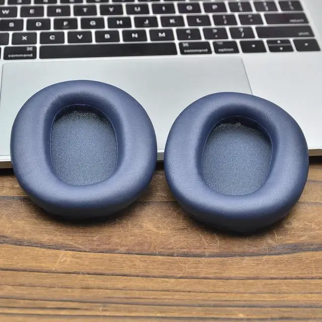 Alt view image 4 of 6 - Soft Protein Leather Earpads for Sony WH-CH720N Headphones (Blue) | Replacement Ear Cushions for WH-CH720N Headphones,High-Density Noise Cancelling Foam