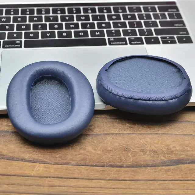 Alt view image 5 of 6 - Soft Protein Leather Earpads for Sony WH-CH720N Headphones (Blue) | Replacement Ear Cushions for WH-CH720N Headphones,High-Density Noise Cancelling Foam