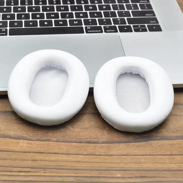 Alt view image 4 of 6 - Soft Protein Leather Earpads for Sony WH-CH720N Headphones (White) | Replacement Ear Cushions for WH-CH720N Headphones,High-Density Noise Cancelling Foam