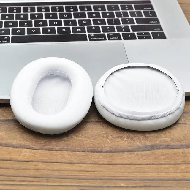 Alt view image 5 of 6 - Soft Protein Leather Earpads for Sony WH-CH720N Headphones (White) | Replacement Ear Cushions for WH-CH720N Headphones,High-Density Noise Cancelling Foam