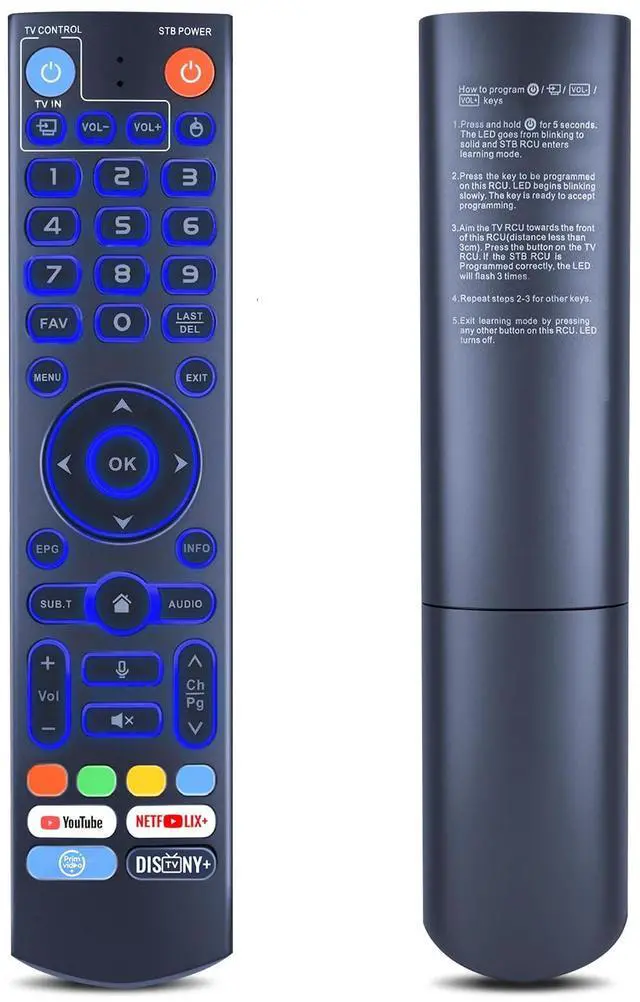 Main image of Remote Control for vSeeBox V5 Pro / V3 Plus/V3/ V2 /V1 Max/Elite/Max | Backlit,Voice