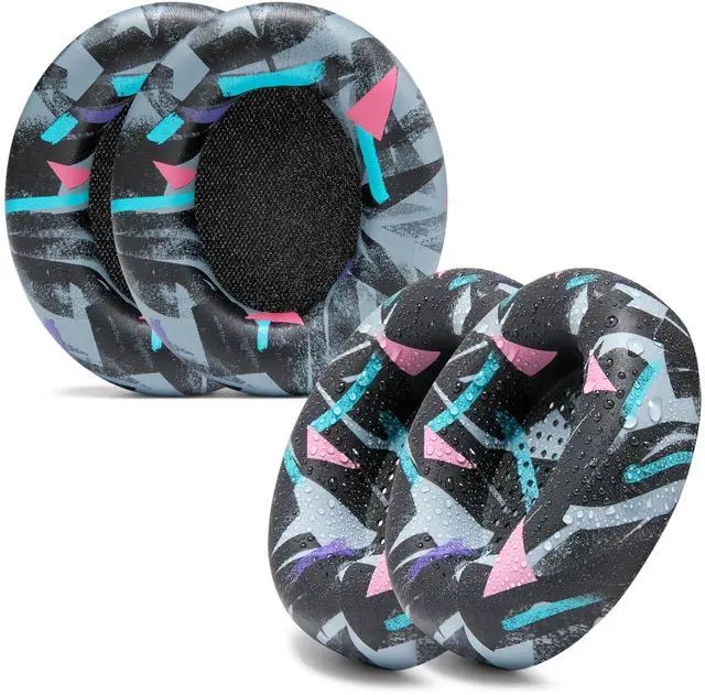 Main image of Earpads and Protective SweatZ Cover Bundle for Beats Studio Pro Headphones by Wicked Cushions | 90's Black