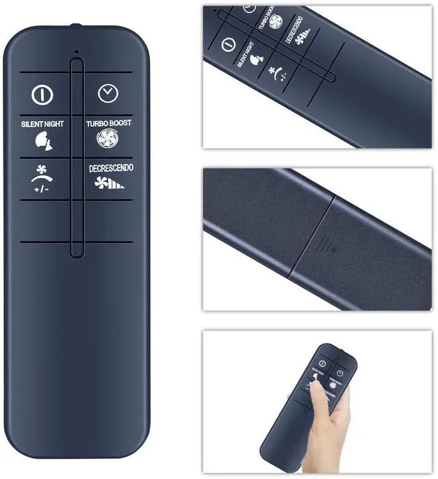 Alt view image 4 of 6 - New Replacement Remote Control for Rowenta Fan Turbo Silence Extreme VU5670 | for VF567X VU567X VU5670F0 VU5670F2