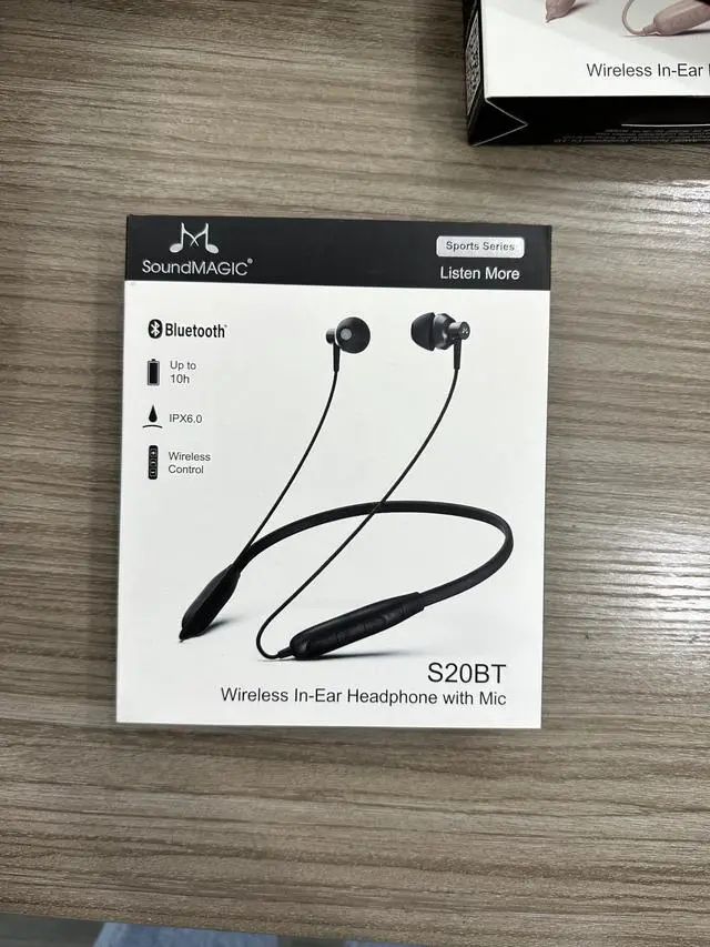 Alt view image 2 of 6 - S20BT Neckband Bluetooth Earbuds, with Mic, Long Playtime, Black | Crystal clear calls, Bluetooth 5.0, 20hr battery, Hi-Fi sound, Magnetic storage, Sports-ready, Compatible with iOS & Android