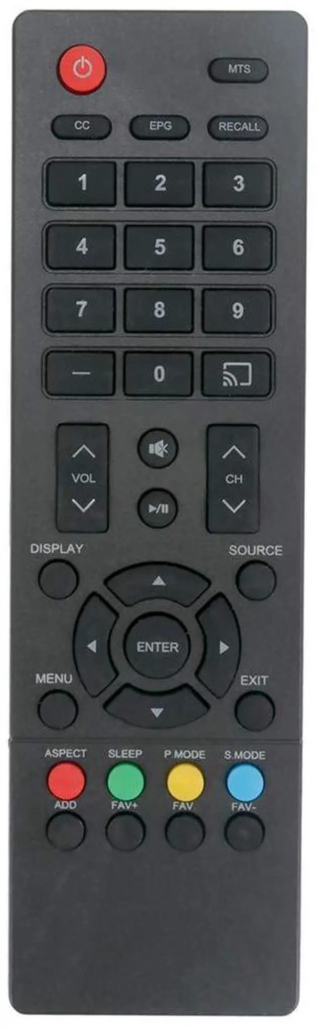 Main image of New Remote Control Replacement Applicable for Polaroid UHD LED TV | 43GSR4100KL 49GSR4100KL 50GSR4100KL 55GSR4100KL 65GSR4100KL 75GSR4100KL 49GSR4100XL