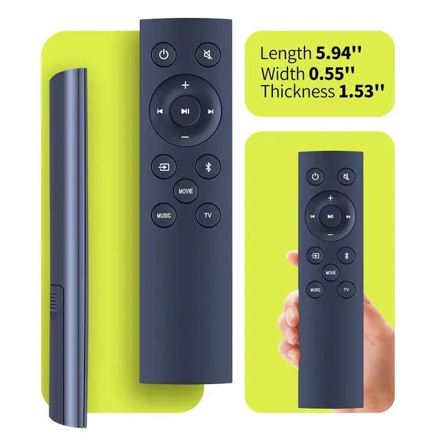 Alt view image 5 of 7 - Replacement Remote Control fits TCL Alto 6 Soundbar TS6100 TS6110 TS6100-NA TS6110-NA Alto 3 Sound Bar TS3100 TS3100-NA