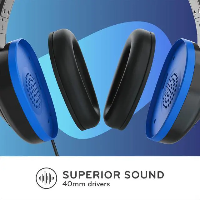 Alt view image 5 of 6 - TWT Audio REVO TW300 Premium Over-Ear Wired Headphones - 3.5mm Jack | Noise Reducing, Durable, For Classrooms, School, Students, Teachers, Universal Device Compatibility