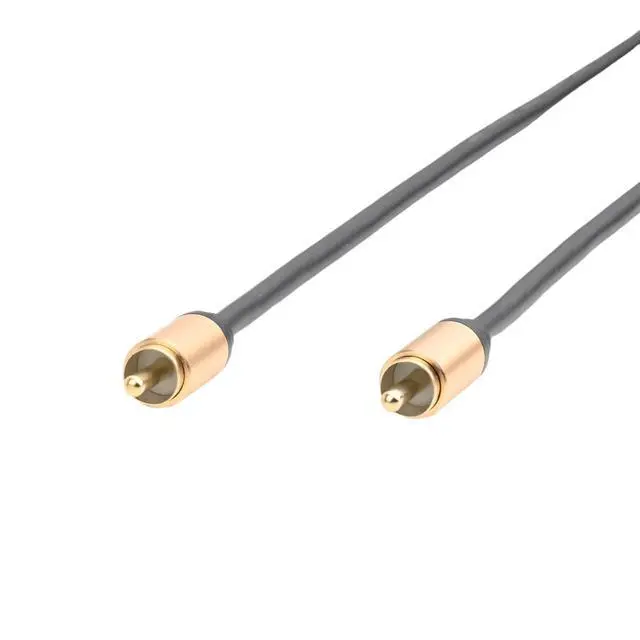 Alt view image 5 of 6 - Upgraded Audio Video Cable,RCA Coaxial Cable with Male to Male 24K Gold Plated Plug,Video/Audio AV Extension Shielded Cord for Subwoofer Rear View Parking Camera (3m/10ft)