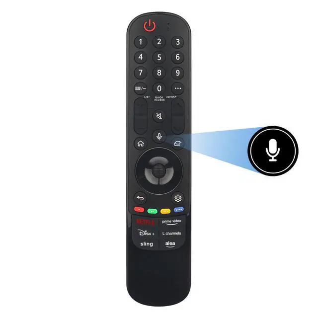 Alt view image 2 of 7 - Replace Magic Remote Control MR24GA Compatible with LG QNED85T Series LED | 4K Smart TV (2024) 50QNED85TUA 55QNED85TUA 65QNED85TUA 75QNED85TUA 86QNED85TUA 65QNED85TAA.AUS 75QNED85TAA.AUS