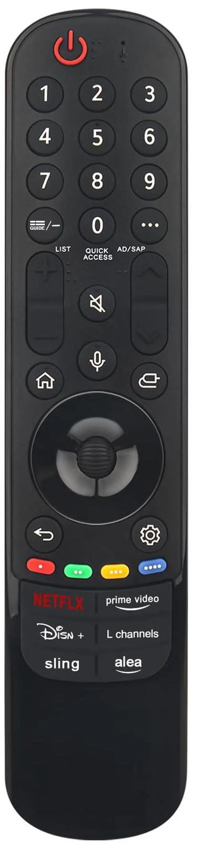 Main image of Replace Magic Remote Control MR24GA Compatible with LG QNED85T Series LED | 4K Smart TV (2024) 50QNED85TUA 55QNED85TUA 65QNED85TUA 75QNED85TUA 86QNED85TUA 65QNED85TAA.AUS 75QNED85TAA.AUS
