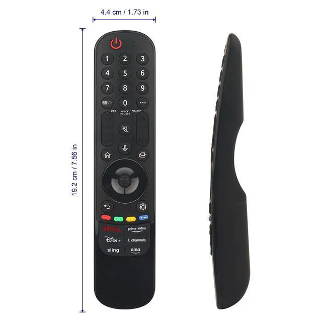 Alt view image 3 of 7 - Replace Magic Remote Control MR24GA Compatible with LG QNED85T Series LED | 4K Smart TV (2024) 50QNED85TUA 55QNED85TUA 65QNED85TUA 75QNED85TUA 86QNED85TUA 65QNED85TAA.AUS 75QNED85TAA.AUS