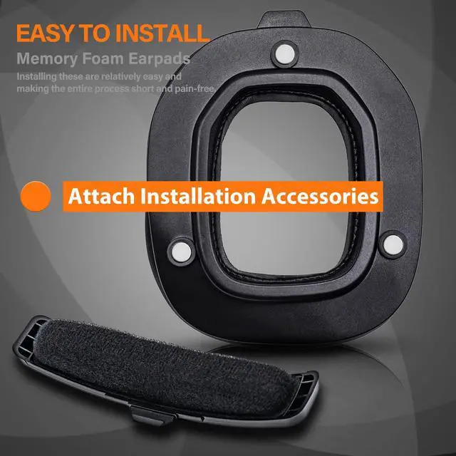Alt view image 6 of 7 - A50 Mod Kit Gen 4 - Compatible with Astro A50 Gen 4 Headset I Ear Pads/Headband/Replacement Ear Cushions - Not Suitable for A50 Gen 3 (Hybrid Soft Velour)