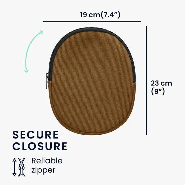 Alt view image 5 of 7 - Headset Case Compatible with Soundcore Q20i Case - 21 x 17 cm Neoprene Zipper Headphone Cover - Olive Green