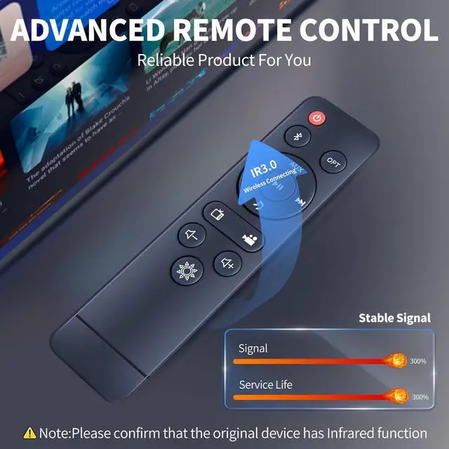 Alt view image 5 of 7 - Replacement for Rythflo Soundbar Remote Control, Compatible with 16''/60W Sound Bar for Smart TV, SK300 Li