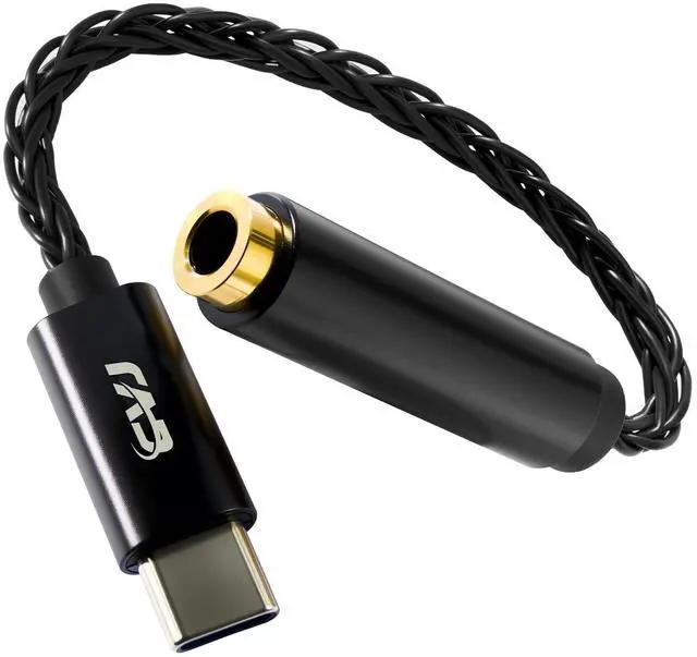 Main image of USB C to 4.4mm Audio Adapter, USB C to Aux with CX31993 DAC Chip | High Res 32bit/384kHz 4.4mm to USB C, 10000+ Times Bending, with Android/Windows/MacOSX System Smartphone Laptop