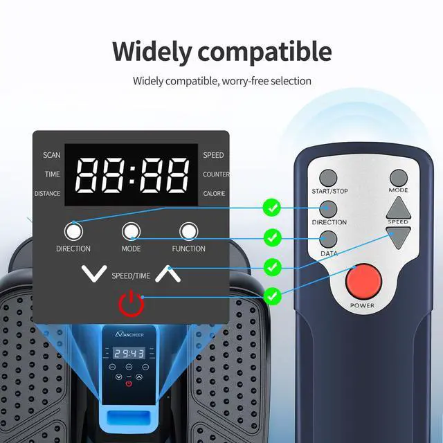 Alt view image 2 of 7 - Replacement Remote for TODO/Putnen FZH834/KMSO11M Elliptical | Easy pairing,Responsive control