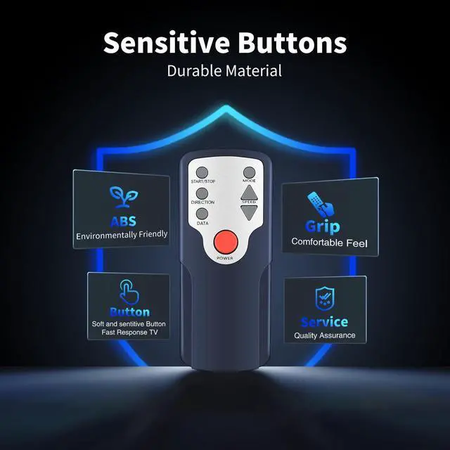 Alt view image 5 of 7 - Replacement Remote for TODO/Putnen FZH834/KMSO11M Elliptical | Easy pairing,Responsive control