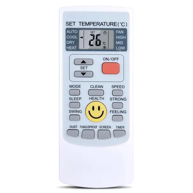 Alt view image 3 of 4 - YKR-H009E Replacement Remote for COSTWAY Mini Split Air Conditioner | Display Only, LED Screen, Stable Signal