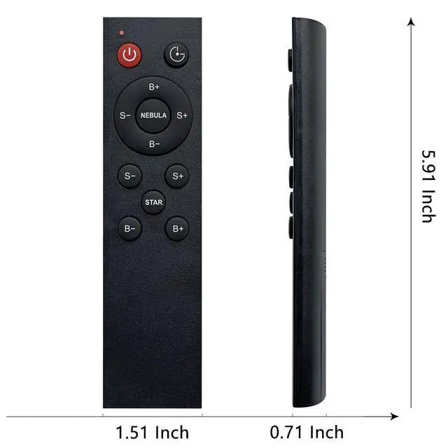 Alt view image 7 of 7 - Replacement Remote Control for Mooyran Astronaut Galaxy Star Projector | for Mooyran Starry Night Light