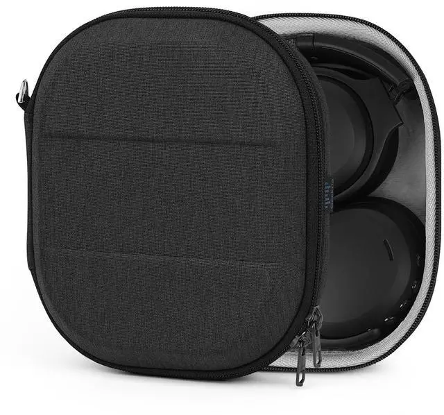 Main image of Shield Headphones Case Compatible with Skullcandy Hesh Evo, Crusher ANC 2/Evo, Venue and More, Replacement Hard Shell Travel Carrying Bag with Cable Storage (Dark Grey)