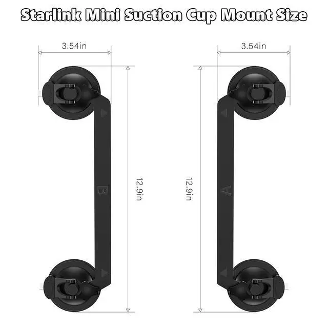 Alt view image 2 of 7 - Starlink Mini Suction Cup Mount, Strong Suction Cup Mount | Mounting on Boats/RVs Sunroof or Windows, Anti-Shake,Receiving Satellite Signal at High Speed Drving