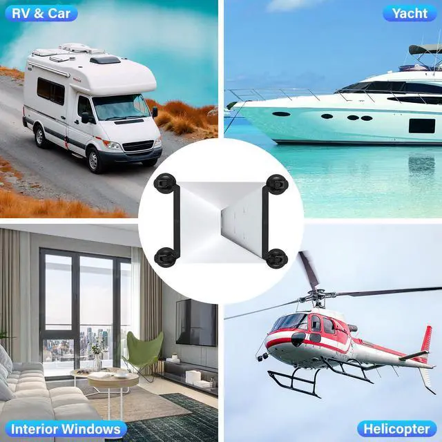 Alt view image 6 of 7 - Starlink Mini Suction Cup Mount, Strong Suction Cup Mount | Mounting on Boats/RVs Sunroof or Windows, Anti-Shake,Receiving Satellite Signal at High Speed Drving