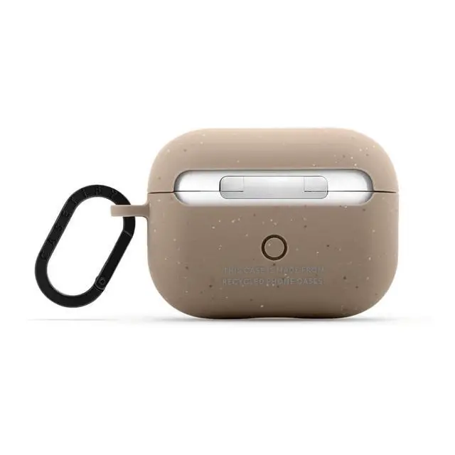 Alt view image 2 of 4 - Airpods Pro (1st/2nd Gen) Bounce Case with Ring - Armor Up - Matte Taupe