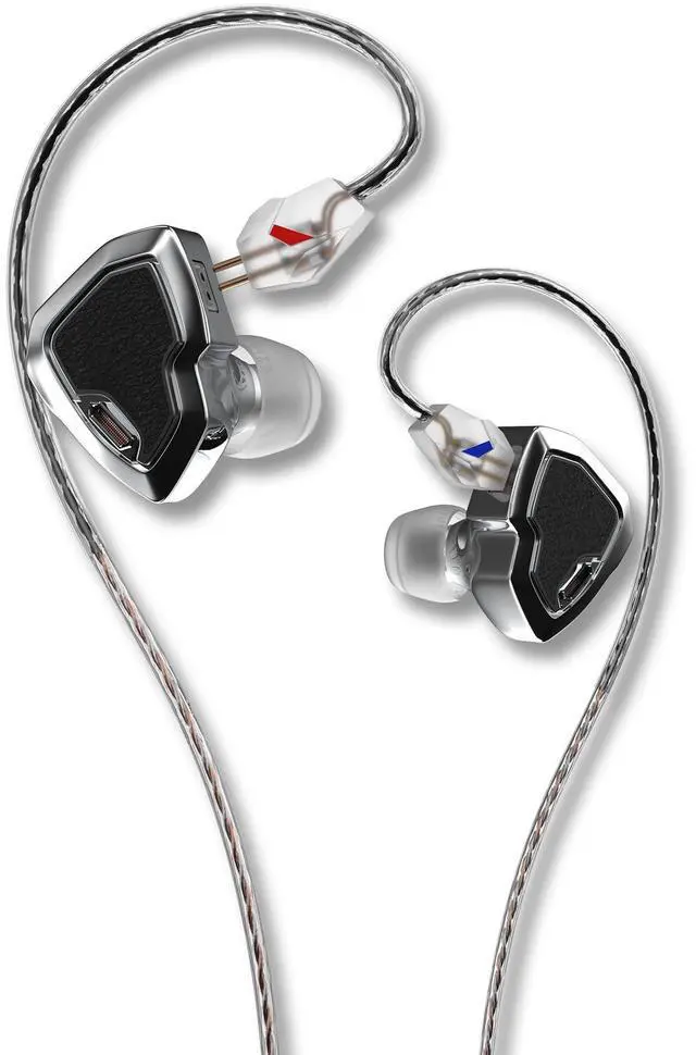 Main image of MS2 PRO in-Ear Monitor, 10.2mm Dual-Magnetic Drivers 1DD+1BA Hybird IEMs Wired Earbuds, Zinc Alloy Integrated Molding, Pneumatic Filters for Audiophile Musicians, Detachable 3.5mm OFC Cable