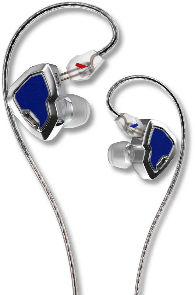 Main image of MS2 PRO in-Ear Monitor, 10.2mm Dual-Magnetic Drivers 1DD+1BA Hybird IEMs Wired Earbuds, Zinc Alloy Integrated Molding, Pneumatic Filters for Audiophile Musicians, Detachable 4.4mm OFC Cable
