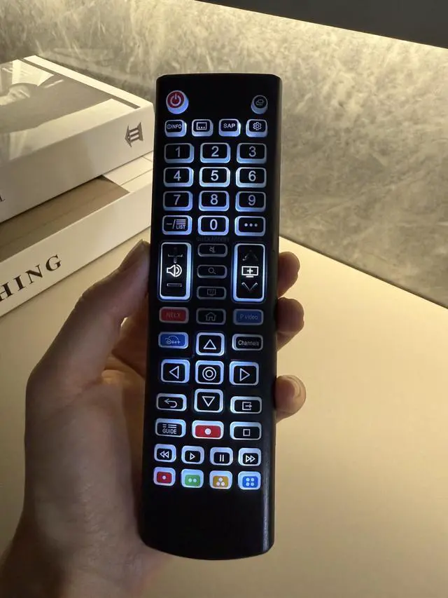 Alt view image 6 of 6 - Universal Backlit Remote Replacement for LG Smart TV Remote Control AKB76040302 AKB76037601 AKB75095307 AKB75375604 and More for All LG 4K UHD LED OLED Smart HDTV (Backlight)