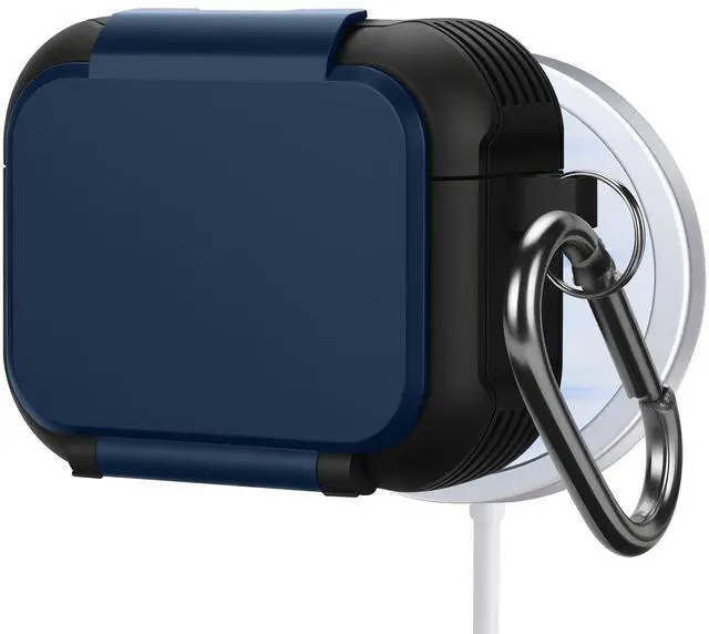 Main image of Protective Case Compatible with AirPods Pro 3 | Built-in Mirror & Phone Stand, MagSafe Ready, Shockproof Earbud Cover Design for AirPods Pro 3rd Generation