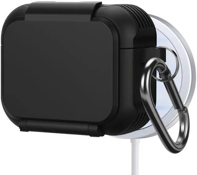 Main image of Protective Case Compatible with AirPods Pro 3 | Built-in Mirror & Phone Stand, MagSafe Ready, Shockproof Earbud Cover Design for AirPods Pro 3rd Generation