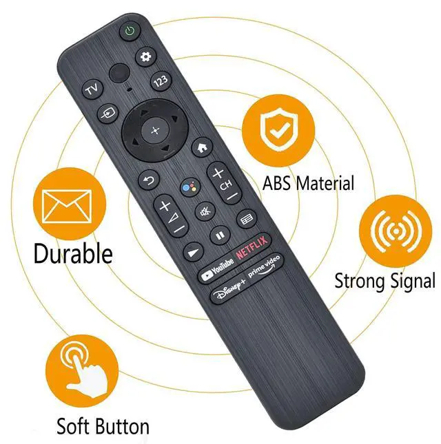 Alt view image 4 of 6 - Replacement Remote Control for Sony Bravia 4 8K Smart TV XR-55X90K KD-55X85K XR-65X90K KD-75X85K XR-75X90K KD-85X85K XR-85X95K XR-85X90K XR-65X95K XR-65A80K (No Voice)