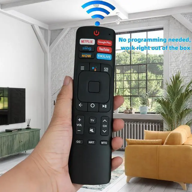 Alt view image 2 of 6 - Replacement Remote Control ERF3A69 Compatible for Sharp/Hisense Android Smart TV sub ERF3A69S ERF3A69 ERF3B69S ERF3B69 ERF3R69H ERF3I69H ERF3N69H ERF3F69V ERF3I69V
