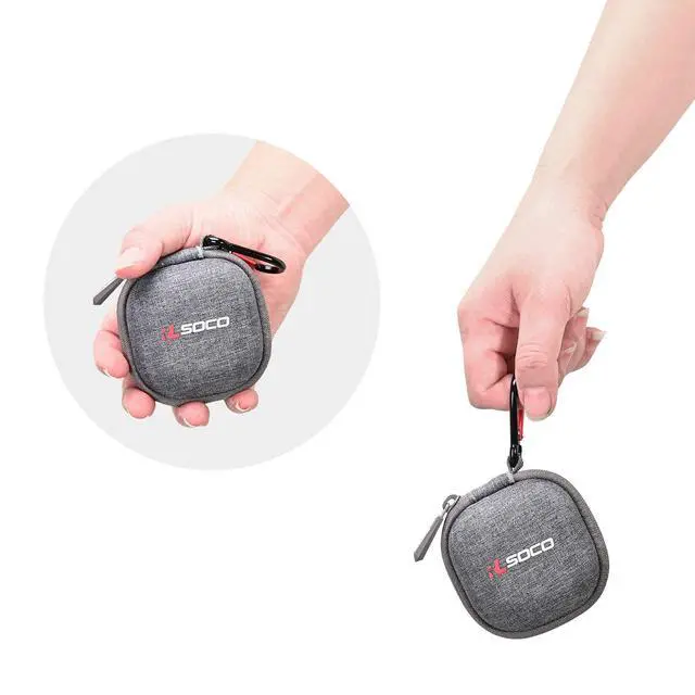 Alt view image 4 of 6 - Carrying Case for Anker Soundcore P20i/Life P3 Noise Cancelling Wireless Bluetooth Earbuds - Grey (Case Only)