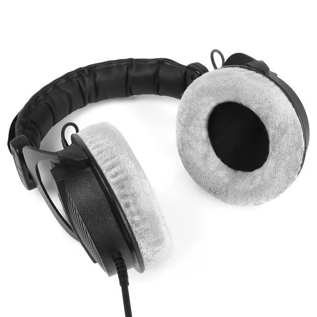 Alt view image 6 of 7 - DT770 Replacement Earpads for beyerdynamic DT770/DT990/DT880/PRO Headphones | with High Density Foam - Silver