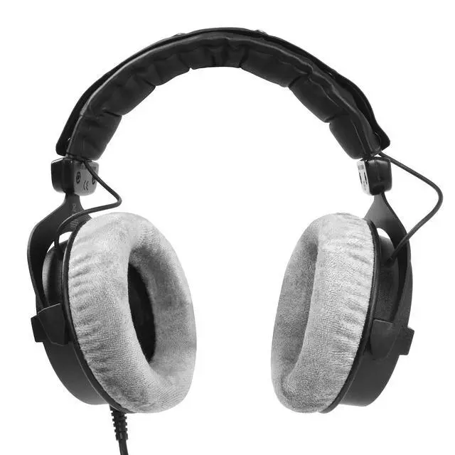 Alt view image 7 of 7 - DT770 Replacement Earpads for beyerdynamic DT770/DT990/DT880/PRO Headphones | with High Density Foam - Silver