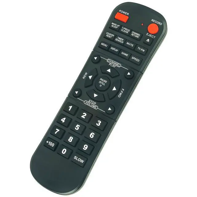 Alt view image 2 of 5 - Replacement Remote Control Applicable for Symphonic TV/VCR Combo SC309C | SC309C SC309D SC1304 SC313C SC313D WF0213C CSC313E DSC313B SC309E SC313E WF0213C SC319C SC313D WF319E SC309A SC309B SC313A