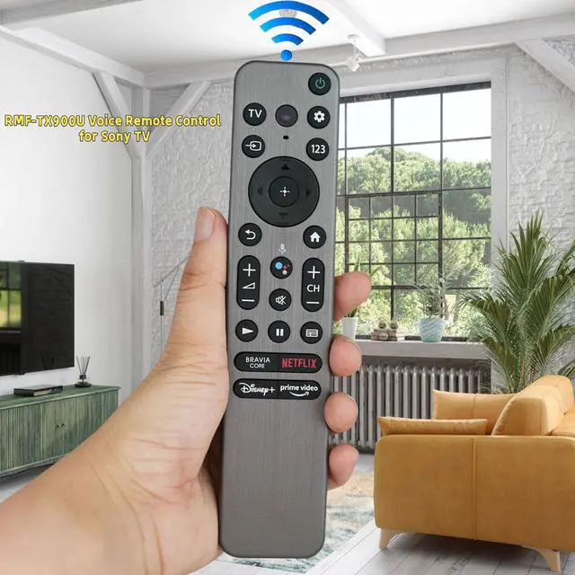 Alt view image 3 of 7 - Voice RMF-TX900U Remote Control for Sony TV KD-55X80CK/ 65X80CK/ 85X80CK, XR-42A90K/ 48A90K/ 55A80CK/ 55A95K/ 55X90CK/ 65A80CK/ 65A95K/ 65X90CK/ 65X95K/ 75X90CK/ 75X95K/ 85X95K/ 85Z9K