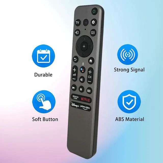 Alt view image 4 of 7 - Voice RMF-TX900U Remote Control for Sony TV KD-55X80CK/ 65X80CK/ 85X80CK, XR-42A90K/ 48A90K/ 55A80CK/ 55A95K/ 55X90CK/ 65A80CK/ 65A95K/ 65X90CK/ 65X95K/ 75X90CK/ 75X95K/ 85X95K/ 85Z9K