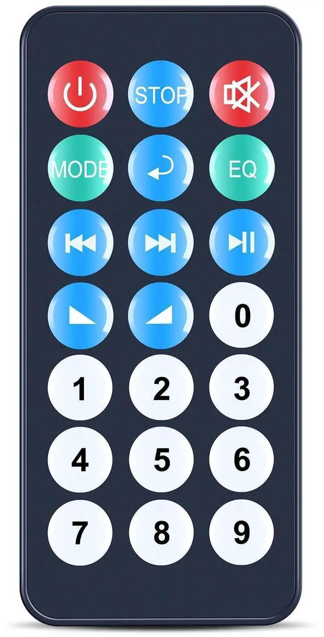 Main image of Replacement Remote Control for Rockville Dual 15" Karaoke Machine RPG2X15, for Gemini AS-15BLU-PK, for Acoustic AA15LBS AA15BT AA8B, for Pyle PPHP1249KT PPHP82SM PS65ACT PPHP122SM PPHP152SM